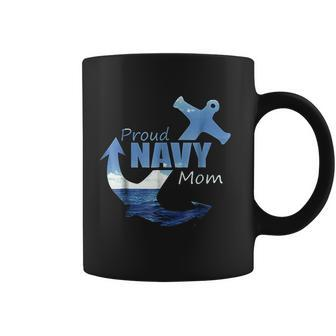 Proud Navy Mom Best Mother Gift For Coming Home Coffee Mug - Thegiftio UK