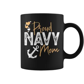 Proud Navy Mom Strong Navy Officers Mom Coffee Mug | Mazezy