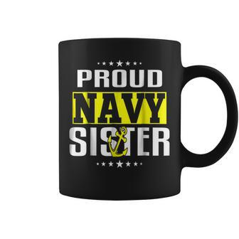 Proud Navy Sister For Us Army Proud Sis Coffee Mug | Mazezy