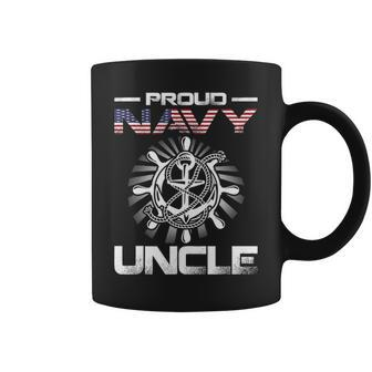 Proud Navy Uncle V2 Coffee Mug - Seseable