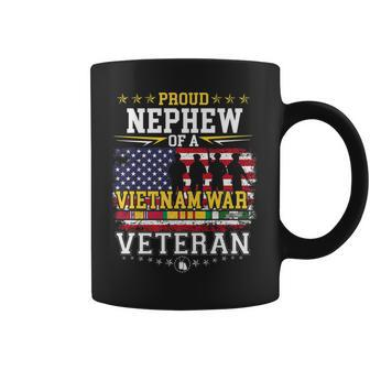 Proud Nephew Vietnam War Veteran Matching With Uncle Aunt Coffee Mug - Seseable