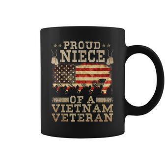 Proud Niece Vietnam War Veteran For Matching With Niece Vet Coffee Mug - Seseable