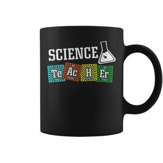 Proud Science Teacher Job Funny Chemical Elements Coffee Mug | Mazezy