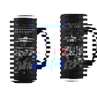 Proud Sister Us Air Force Stars Air Force Family Gift For Womens Coffee Mug | Mazezy