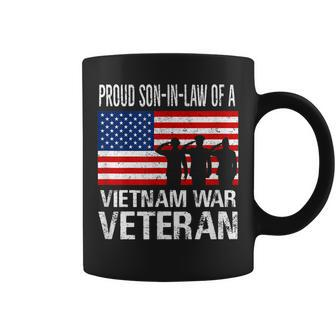 Proud Son-In-Law Vietnam War Veteran Matching Father-In-Law Coffee Mug - Seseable