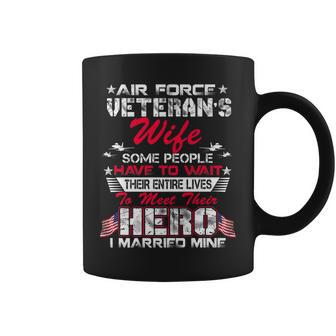 Proud Us Air Force Air Force Veterans Wife Coffee Mug | Mazezy DE