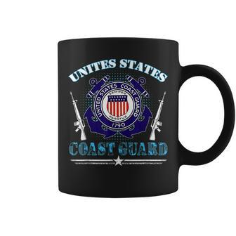 Proud Us Coast Guard Uscg Military Pride Men And Women Coffee Mug - Seseable