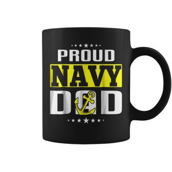 Proud Us Navy Dad T Army Military Father Gift For Mens Coffee Mug | Mazezy