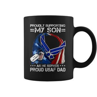 Proud Usaf Dad Air Force Graduation Dad Air Force Dad Coffee Mug | Mazezy