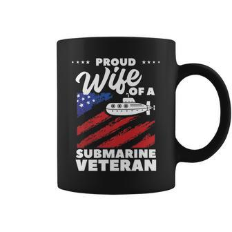 Proud Wife Of A Submarine Veteran Veterans Day V4 Coffee Mug - Seseable