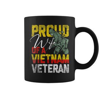 Proud Wife Of A Vietnam Veteran Veterans Day V2 Coffee Mug - Seseable