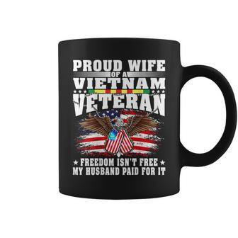 Proud Wife Of Vietnam Veteran Military Vets Spouse Gift Coffee Mug | Mazezy