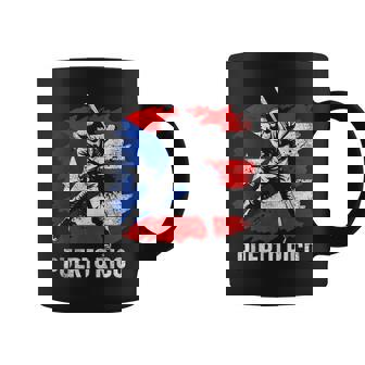 Puerto Rican Baseball Player Puerto Rico Flag Baseball Fans Coffee Mug | Mazezy