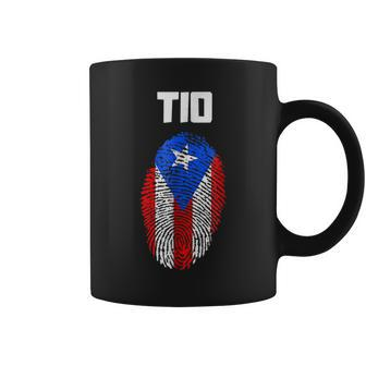 Puerto Rican Tio Uncle Puerto Rico Flag Latino Gift For Mens Coffee Mug | Mazezy