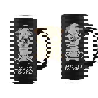 Pug Girl Cute Funny Kawaii Anime Dog Lover Owner Family Coffee Mug - Seseable