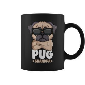 Pug Grandpa Dog Gift For Mens Coffee Mug | Mazezy