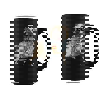 Pug I Love Mom Tattoo Dog Funny Mothers Day Gift Coffee Mug - Thegiftio