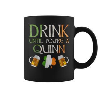 Quinn Family Name Gift For Proud Irish From Ireland Coffee Mug - Seseable
