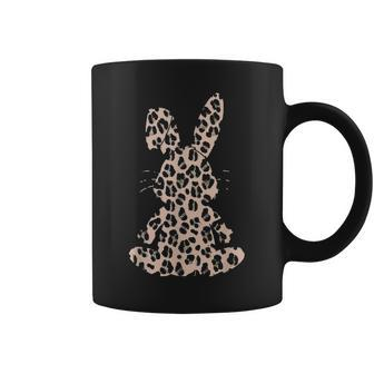 Rabbit Bunny Leopard Pattern Gift Funny Easter Bunny Costume Coffee Mug - Seseable