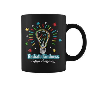 Radiate Kindness Lightbulb Radiate Kindness Teacher Coffee Mug | Mazezy