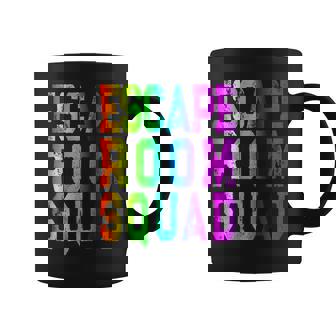 Rainbow Escape Room Squad Matching Escape Room Group Coffee Mug | Mazezy