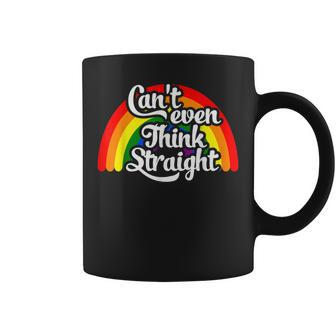 Rainbow Flag Lgbt Lgbtq Gay Lesbian Transgender Pride Month Coffee Mug | Mazezy