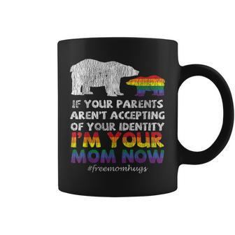 Rainbow Mama Bear Im Your Mom Proud Family Gay Lgbtq Mother Coffee Mug - Seseable