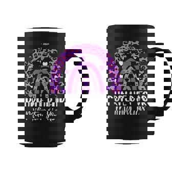 Rainbow Purple Up For Military Kids Month Of Military Child Coffee Mug | Mazezy