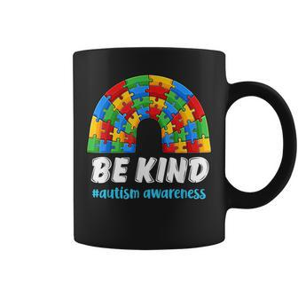 Rainbow Puzzle Autism Support Be Kind Autism Awareness  Coffee Mug