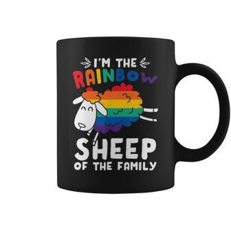 Rainbow Sheep - Lgbt Transgender Pride Month Gift Idea Coffee Mug - Seseable