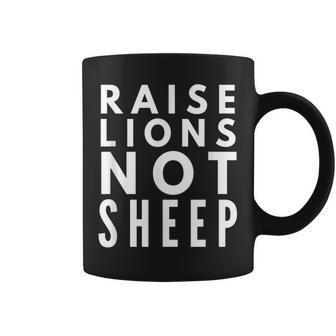 Raise Lions Not Sheep Women Day Coffee Mug | Mazezy CA