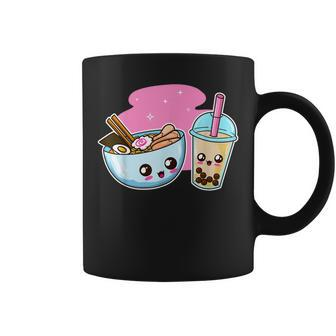 Ramen Bubble Tea T Boba Noodles Japanese Anime Gift Coffee Mug - Seseable
