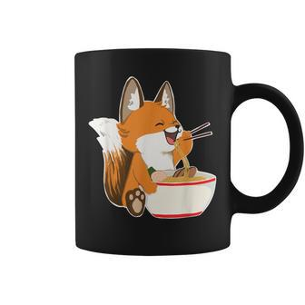 Ramen Fox - Zookeeper Wildlife Lover Coffee Mug | Mazezy