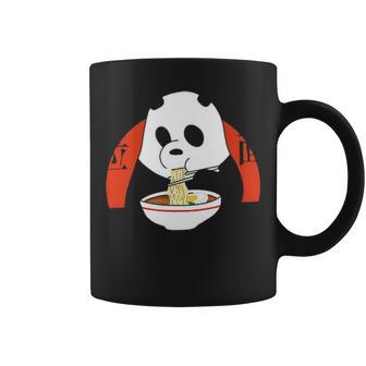 Ramen Is Life Panda Bear Eat Ramen Funny Japanese Coffee Mug - Seseable