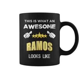 Ramos Awesome Last Name Family Names Gifts T Coffee Mug - Seseable
