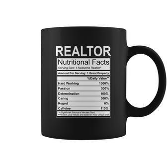 Real Estate Agent Gifts Realtor Nutrition Facts Coffee Mug - Thegiftio UK