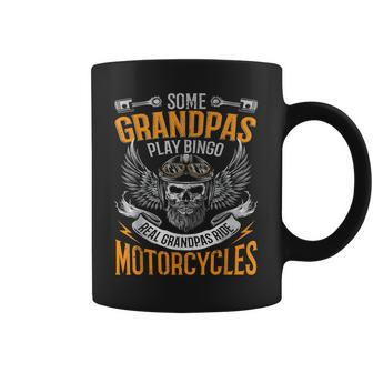 Real Grandpas Ride Motorcycles Gift For Mens Coffee Mug - Seseable
