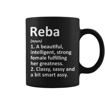 Reba Definition Personalized Name Funny Christmas Gift Coffee Mug - Seseable