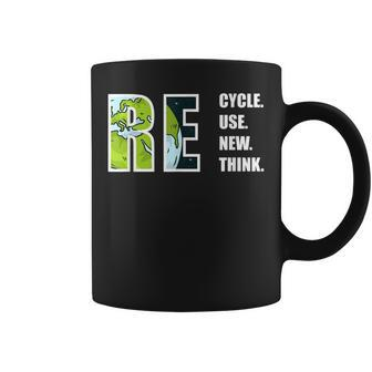 Recycle Reuse Renew Rethink Earthday 2023 Environment Coffee Mug | Mazezy