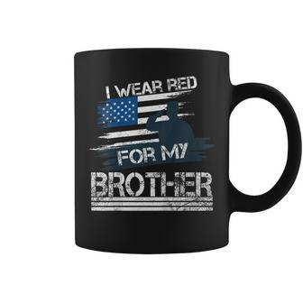 Red Friday Military Shirt For Brother Coffee Mug | Mazezy