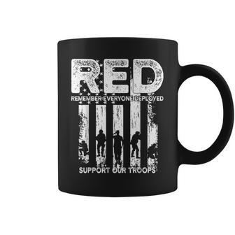 Red Friday Military Veteran Support Our Troops Coffee Mug - Seseable