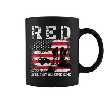 Red Friday Remember Everyone Deployed Usa Flag Army Military Coffee Mug | Mazezy