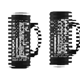Red Remember Everyone Deployed Friday Us Military Veterans Coffee Mug | Mazezy
