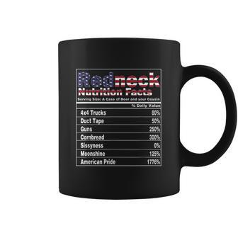 Redneck Nutrition Facts 4Th Of July Country Funny V2 Coffee Mug - Thegiftio UK