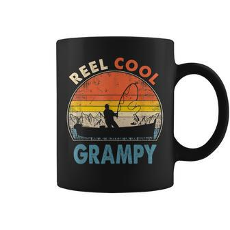 Reel Cool Grampy Fathers Day Gift For Fishing Dad Coffee Mug | Mazezy