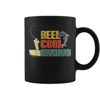 Reel Cool Grandad Fishermen Fishing Rod Angling Dad Gift For Mens Coffee Mug | Mazezy UK