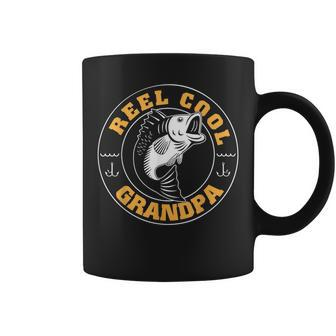Reel Cool Grandpa Fishing Gift Gift For Mens Coffee Mug | Mazezy