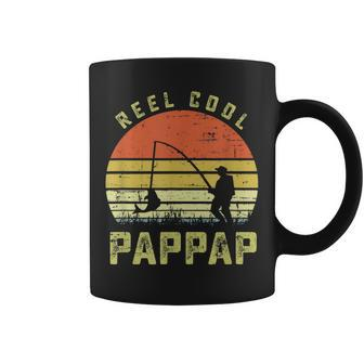 Reel Cool Pappap Fishing Dad Gifts Fathers Day Fisherman Coffee Mug | Mazezy