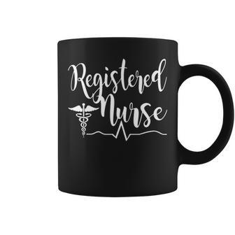 Registered Nurse Job Cute Medical Nursing Rn Gift Nurses Coffee Mug - Seseable