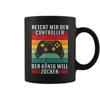 Reichet Mir Den Controller König Zocken I Konsole Gamer Tassen - Seseable